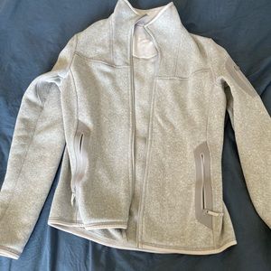 Arcteryx small grey fleece jacket